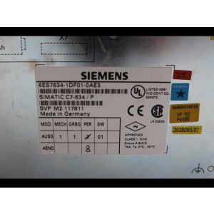 Siemens C7-634/P 6ES7634-1DF01-0AE3 Bedieneinheit Control...
