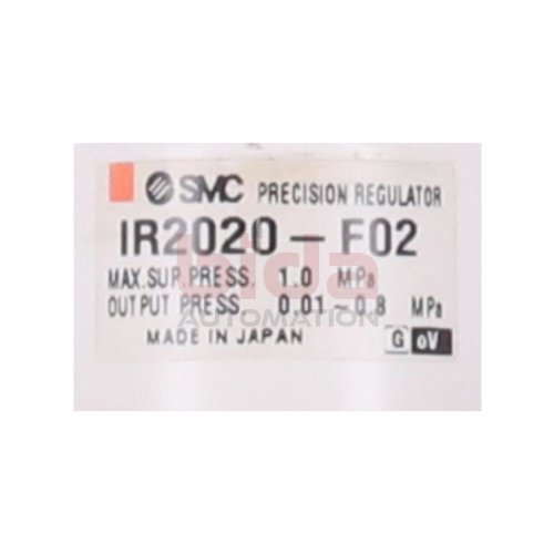 SMC IR2020-F02 Druckregelventil / Pressure Control Valve