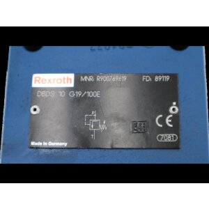 Rexroth DBDS 10 G19/100E Druckbegrenzungsventil Ventil...