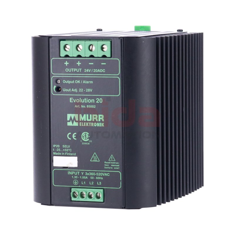 Murr Elektronik Evolution 20 (85002) Netzteil / Power Supply Unit  24V  3x360-520VAC