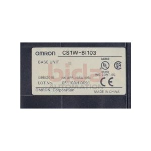 Omron CS1W-BI103 Basiseinheit / Base unit