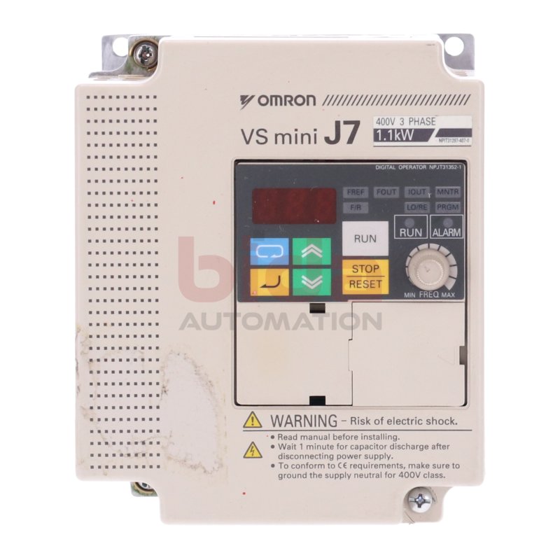 Omron CIMR-J7AZ40P7 Frequenzumrichter / Frequency Converter 380-460V 4,7 A