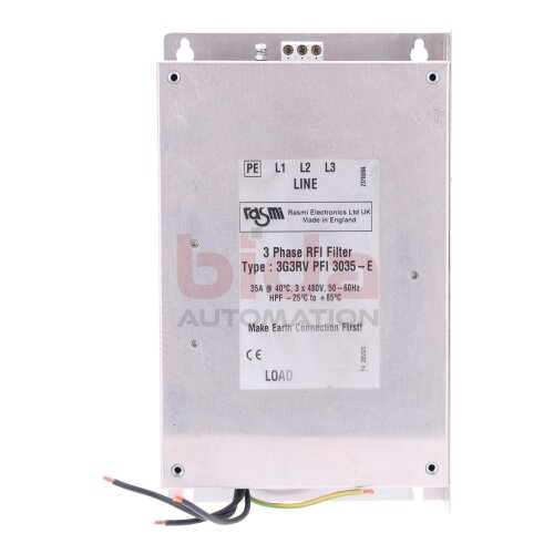 Rasmi Electronics 3G3RV PFI 3035-E Netzfilter / Line Filter 3 x 480V