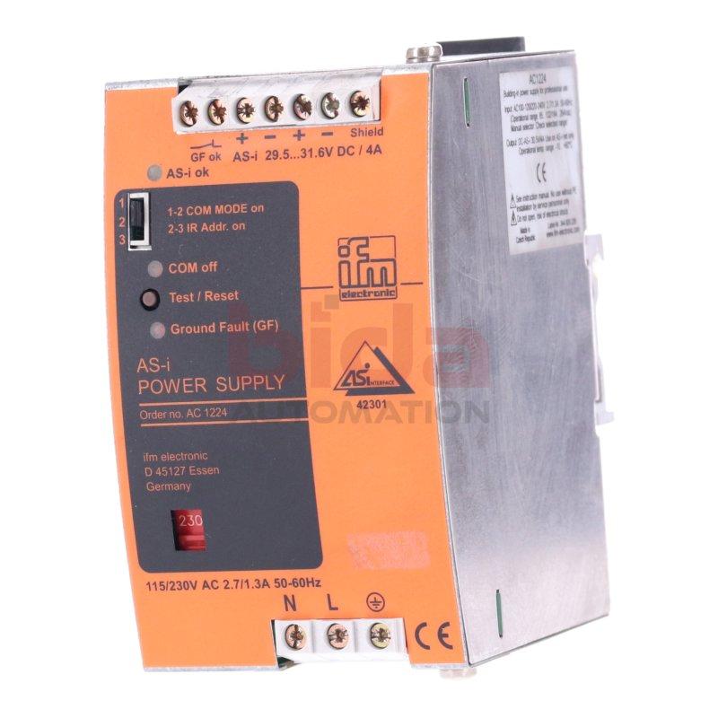 ifm electronic AC 1224 Stromversorgung / Power Supply 115/230V