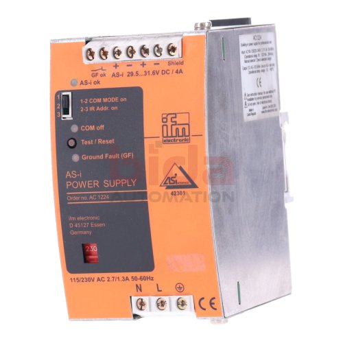 ifm electronic AC 1224 Stromversorgung / Power Supply 115/230V