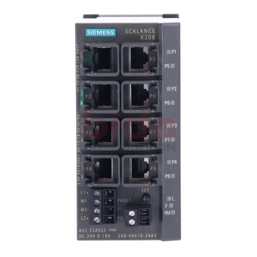 Siemens 6GK5208-0BA10-2AA3 SCALANCE X208 Ethernet Switch