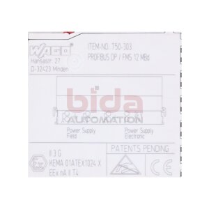 Wago 750-303 Profibus 24VDC