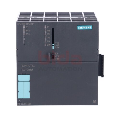 Siemens 6ES7 318-3EL01-0AB0 Zentralbaugruppe mit 2MB Arbeitsspeicher / Central module with 2MB working memory