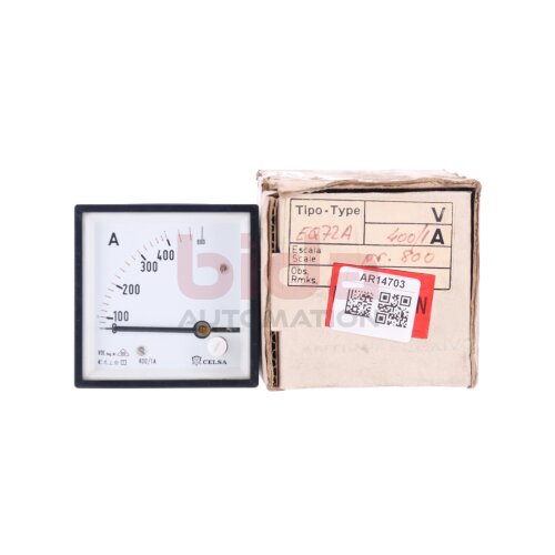 Celsa EQ72A 400/1A Manometer / Pressure gauge