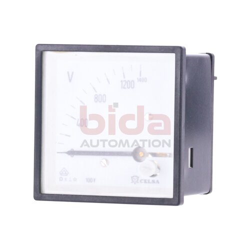 Celsa PQ72 100V 0-1400V Manometer / Pressure gauge