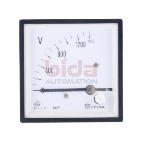 Celsa PQ72 100V 0-1400V Manometer / Pressure gauge