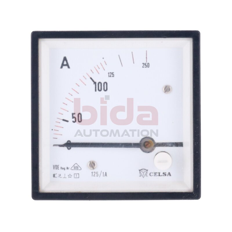 Celsa EQ72 125/1A 0-250V Manometer / Pressure gauge