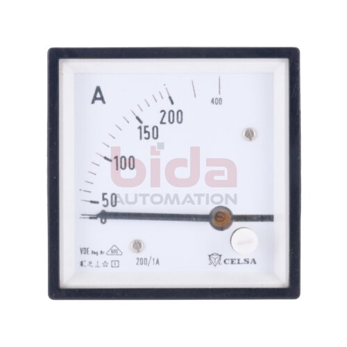 Celsa EQ72A 200/1A 0-200/400V Manometer / Pressure gauge