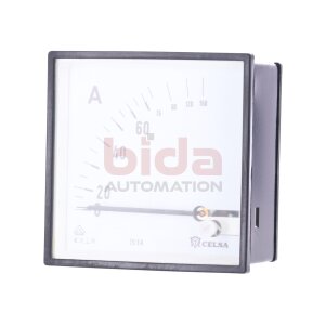 Celsa EQ96SI 75/1A 0-75/150A Manometer / Pressure gauge