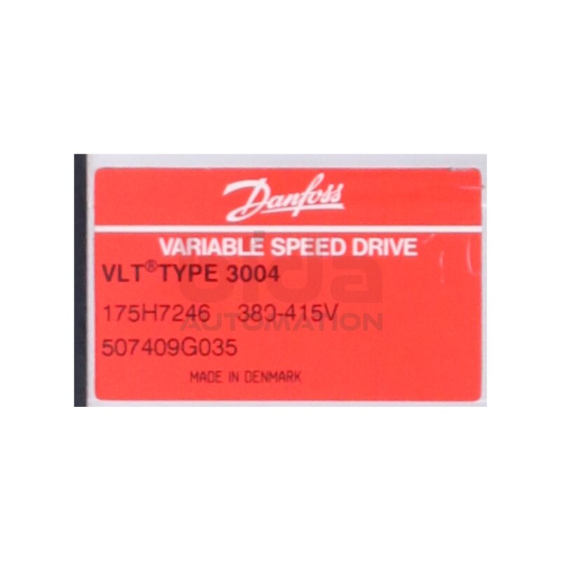 Danfoss VLT TYPE 3004 (175H7246) 380-415V Frequenzumrichter / Frequency Converter