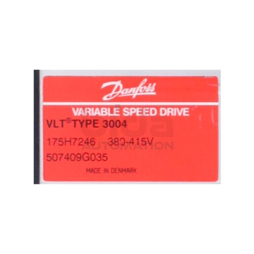 Danfoss VLT TYPE 3004 (175H7246) 380-415V Frequenzumrichter / Frequency Converter