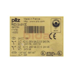 Pilz PNOZ V 30 s 24 V DC (474790) Sicherheitsrelais /...