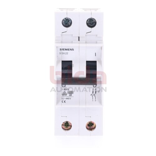 Siemens 5 SX22 C2 Leitungsschutzschalter / Circuit Breaker  400V