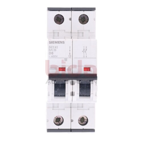 Siemens 5SY42 MCB D6 Leitungsschutzschalter / Circuit Breaker  400V