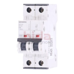 Siemens 5SY42 MCB D6 Leitungsschutzschalter / Circuit...