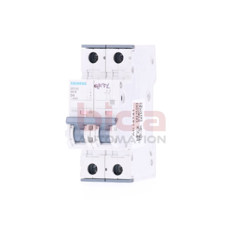 Siemens 5SY42 MCB D4  Leitungsschutzschalter / Circuit Breaker  400V