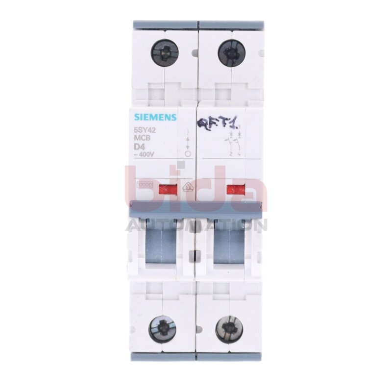 Siemens 5SY42 MCB D4  Leitungsschutzschalter / Circuit Breaker  400V