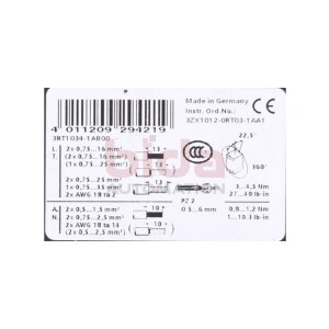Siemens 3RT1034-1AB00 (3RT1034-1A..0)...