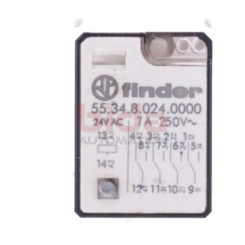 Finder 55.34.8.024.0000 Steckrelais / Plug-in Relay 24VAC 7A 250V