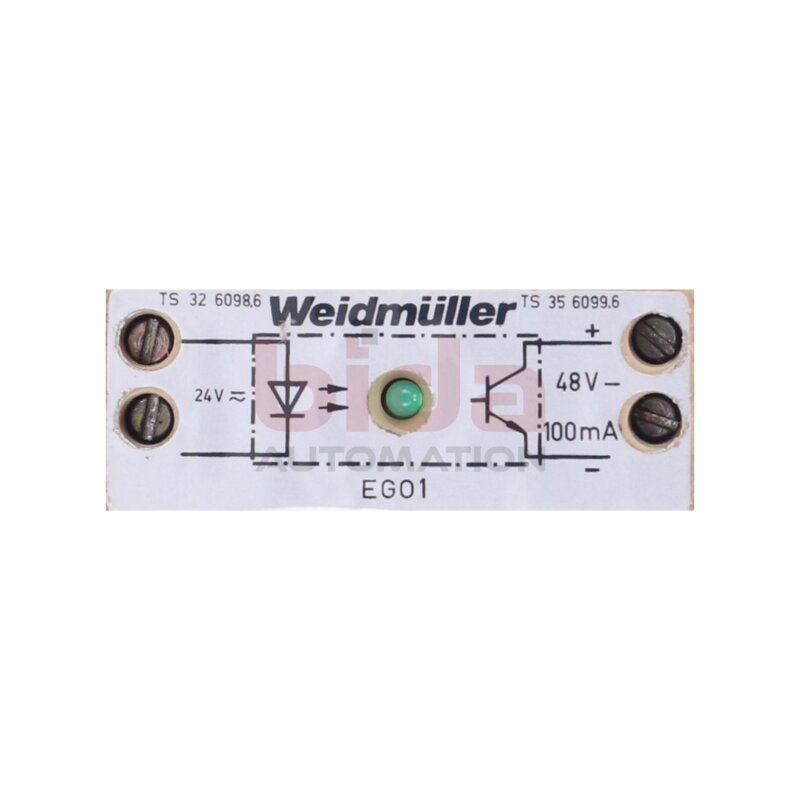 Weidm&uuml;ller EG01 (TS32 60986) 24V / 48V 100mA Optokoppler