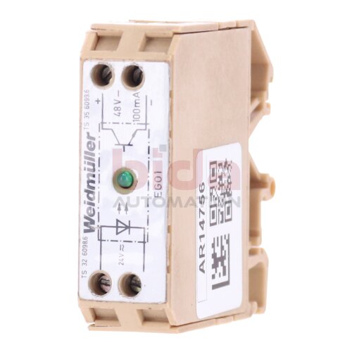 Weidm&uuml;ller EG01 (TS32 60986) 24V / 48V 100mA Optokoppler