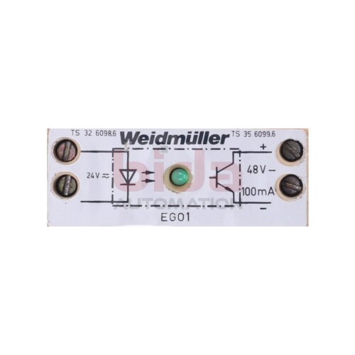Weidm&uuml;ller EG01 (TS32 60986) 24V / 48V 100mA Optokoppler