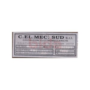 C.EL.MEC.SUD S.r.l (CELMECSUD) TP TMSF 3000 Transformator...
