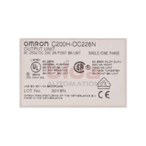 Omron C200H-OC226N Ausgangsmodul / Output Module 250VDC 24A 2A