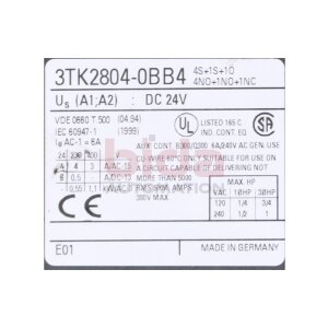Siemens 3TK2804-0BB4 Schützsicherheitskombination /...