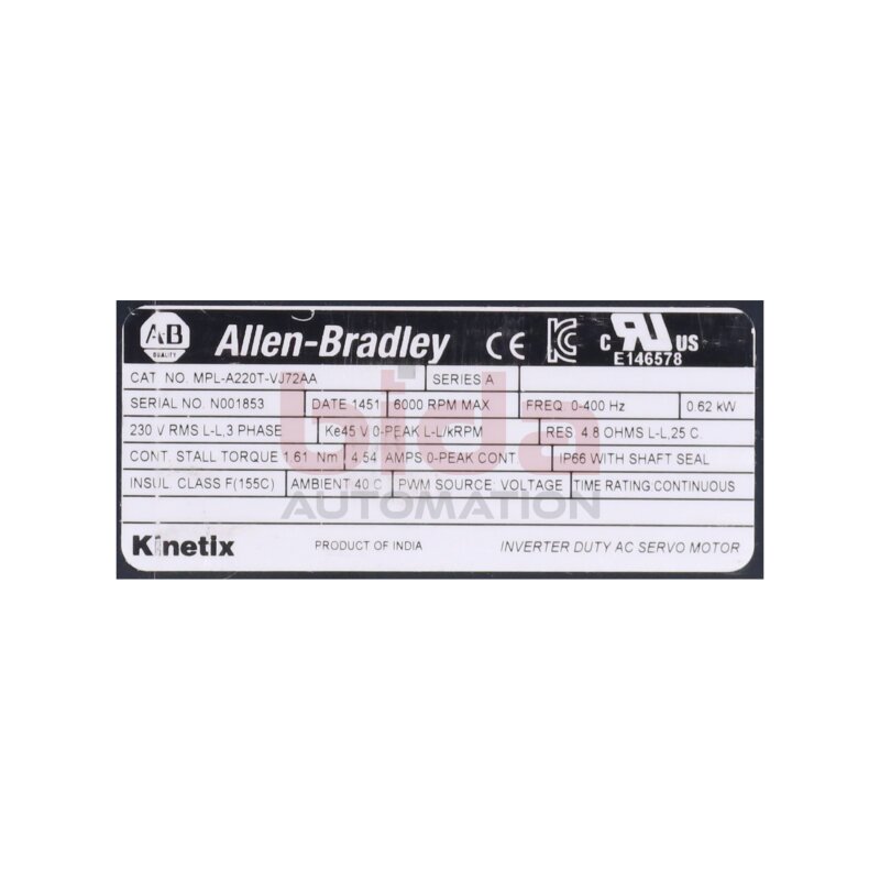 Allen-Bradley MPL-A220T-VJ72AA Servoregler / Servo Controller  230V