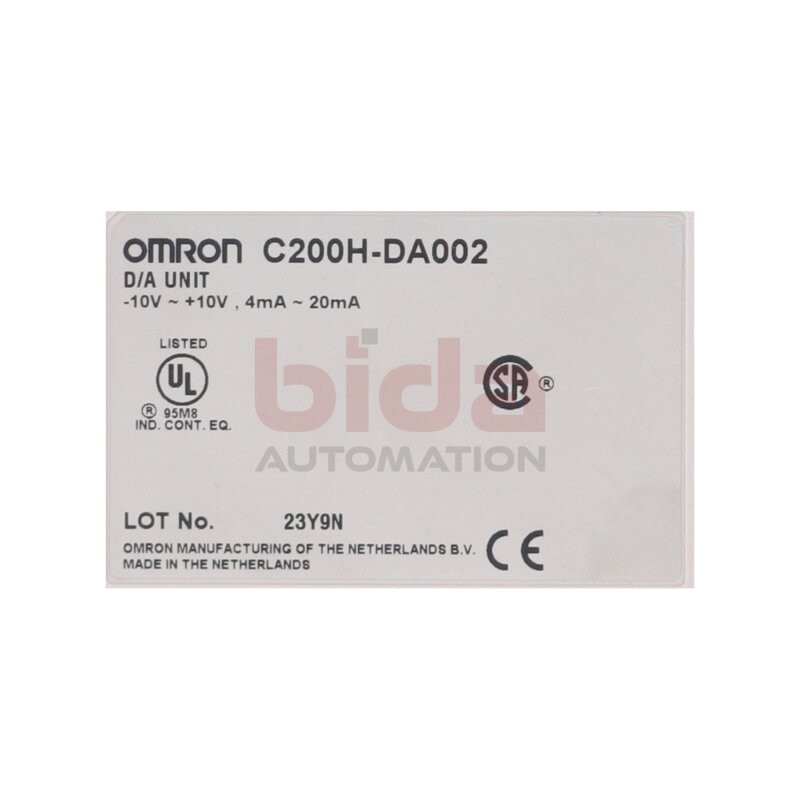 Omron C200H-DA002 Ausgangsmodul / Output Module 10V 4mA