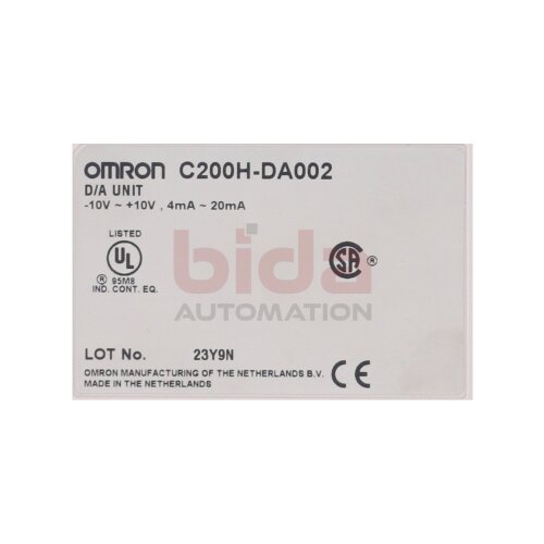 Omron C200H-DA002 Ausgangsmodul / Output Module 10V 4mA