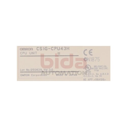 Omron CS1W-SCB21-V1 Programmable Controller