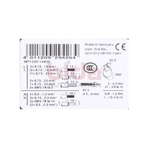 Siemens 3RT1035-1AB00 (3RT1035-1A..0)...