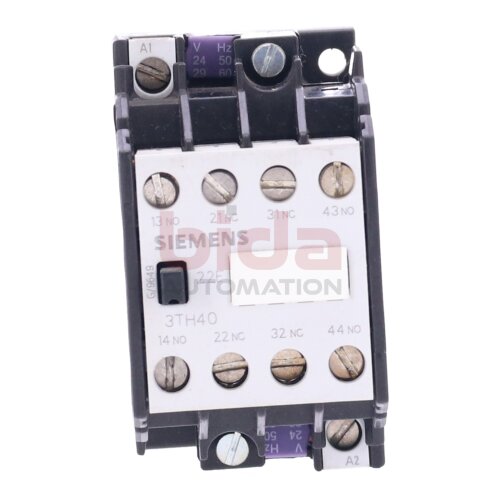 Siemens 3TH4022-0A / 3TH4 022-0A  Sch&uuml;tz / Contector 24V 230V 10A 2,4kW