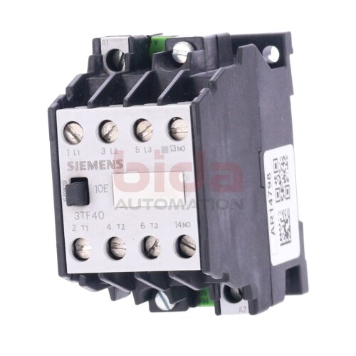 Siemens 3TF4010-0A Motorschutzschalter / Motor Protection Switch 24V