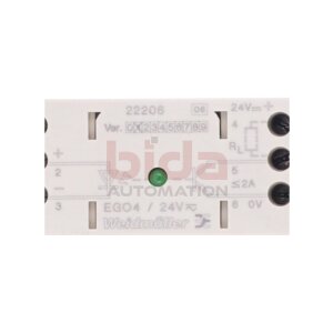 Weidmüller EGO4/24V 22206 Relais / Relay 24V 2A