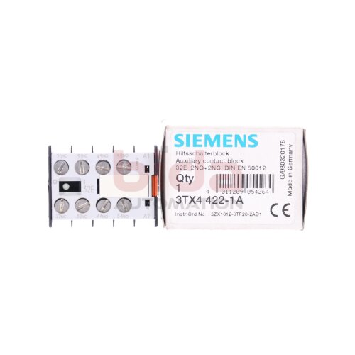 Siemens 3TX4422-1A Hilfsschalterblock / Auxiliary Switch Block 500V 2A