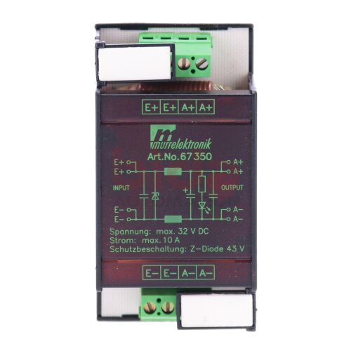 Murrelektronik Art.No.67350 Motorentst&ouml;rmodul / motor interference supression module 32VDC 10A