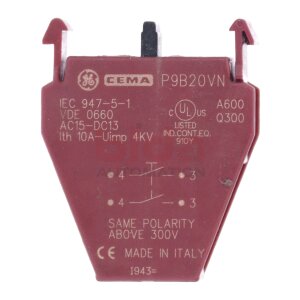 Cema P9B20VN Kontaktblock / Contact block 10A 300V