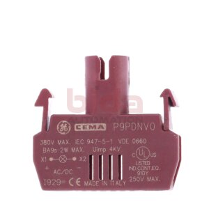 Cema P9PDNV0 Kontaktblock / Contact block 380V 2W