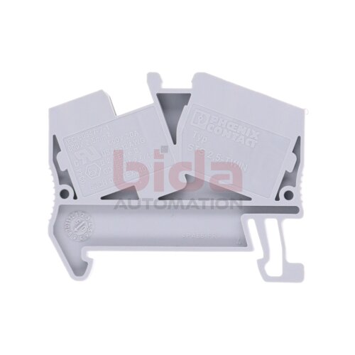 Phoenix Contact STS 2,5-TWIN (800V 2,5mm&sup2; 600V 20A) Durchgangs-Rheihenklemme /  Feed-Through Terminal Block