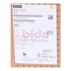 Siemens 6SL3210-1PE23-8AL0 / 6SL3 210-1PE23-8AL0...