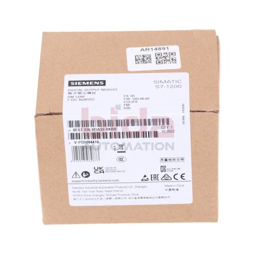 Siemens Siemens 6ES7226-6DA32-0XB0 Digitalausgabe / Digital Output 24V 2A