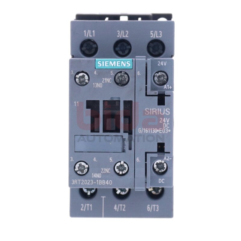 Siemens 3RT2023-1BB40 Leistungssch&uuml;tz / Power Contactor 9A 4kW 400V 24VDC